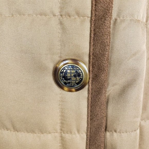 Jaclyn Smith Tan Quilted Lightweight Chore Coat - Picture 7 of 12